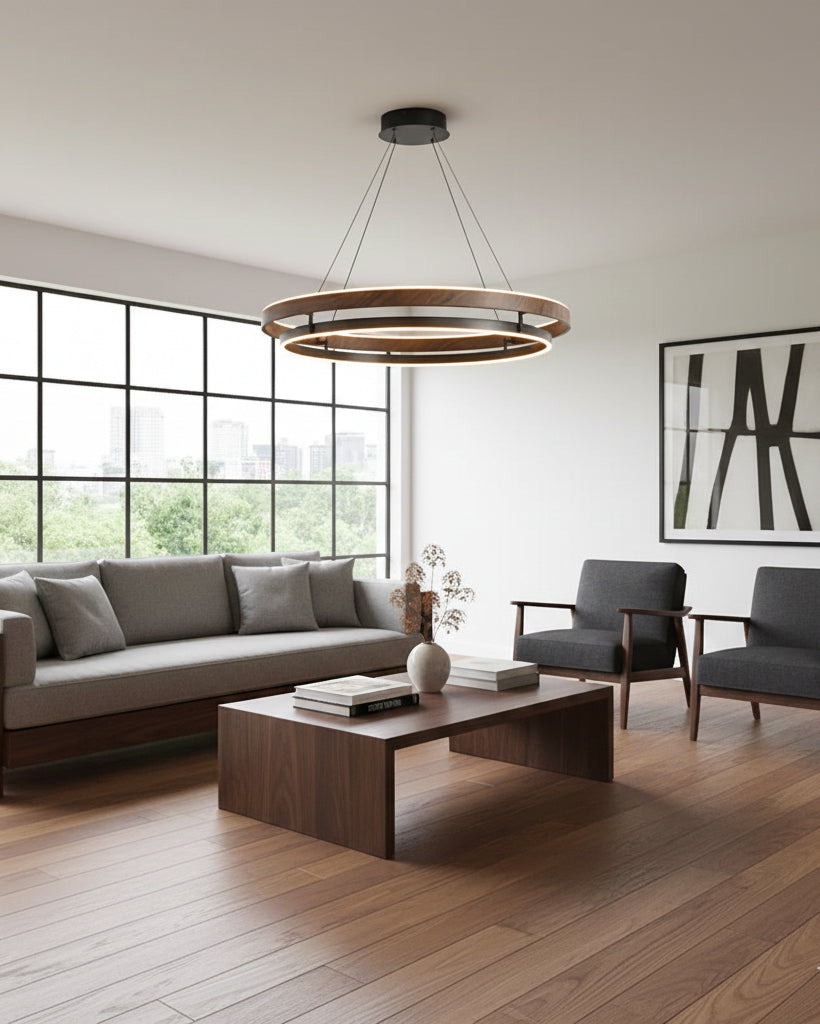 Moderne LED Hanglamp met Ringen – Design Verlichting met Warm Licht | Sansoti