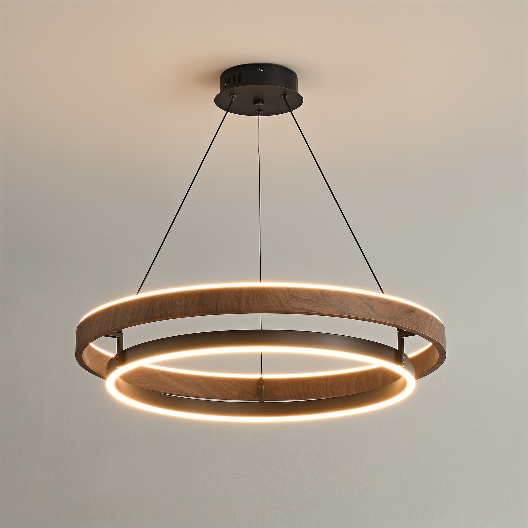 Moderne LED Hanglamp met Ringen – Design Verlichting met Warm Licht | Sansoti