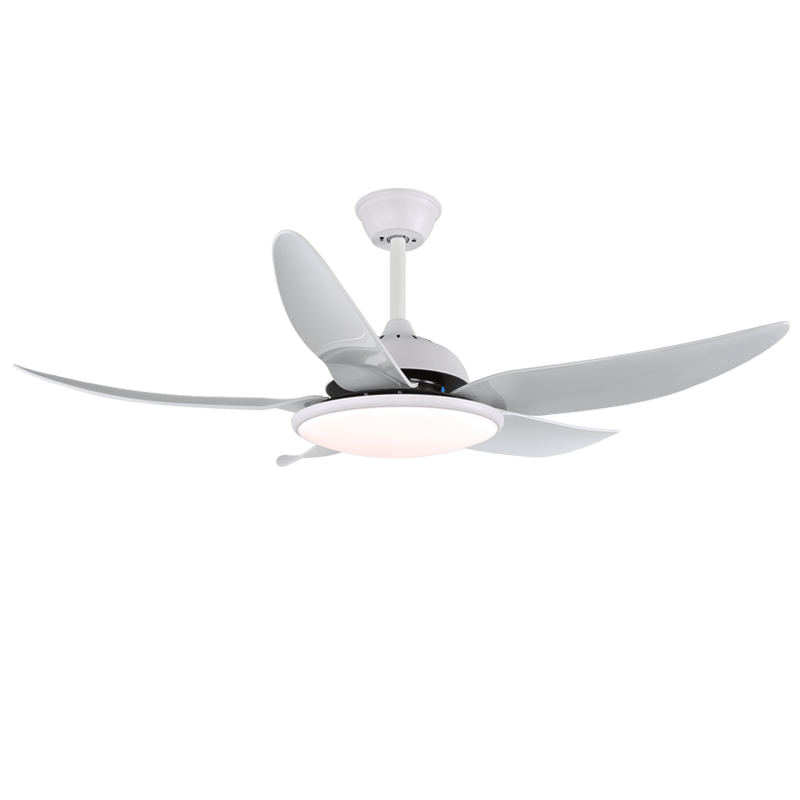 Ventilateur de plafond Aquila version moderne avec éclairage LED et télécommande 6 vitesses Ø122 cm pour salon chambre | Sansoti