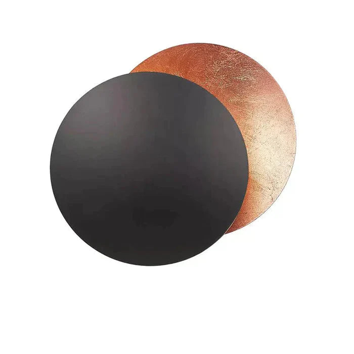 Wandleuchte Eclips Design LED Metall Eisen 20-25cm Stimmungslicht Schatten Dekorativ Wohnzimmer Modern | Restfield