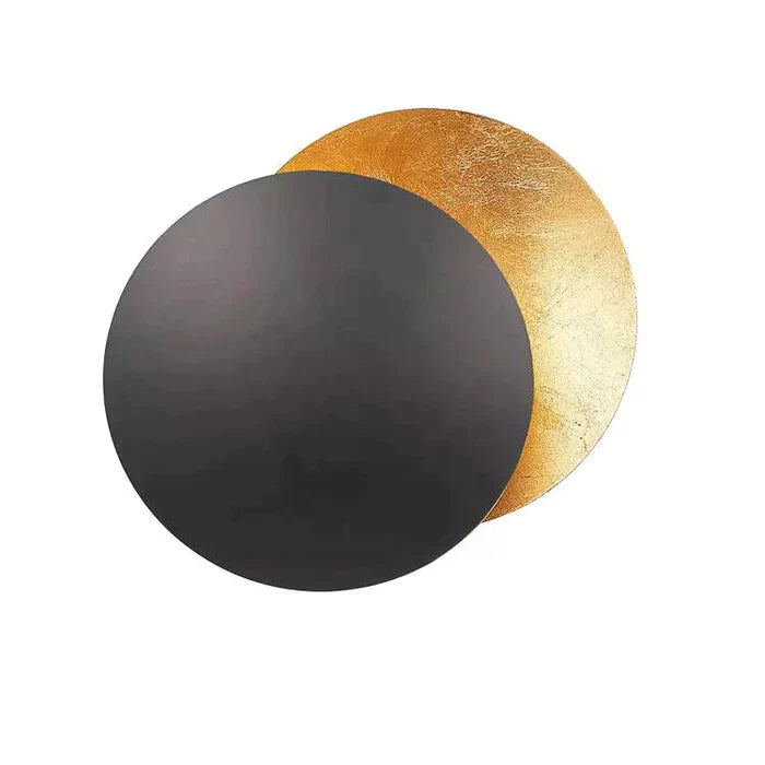 Wandleuchte Eclips Design LED Metall Eisen 20-25cm Stimmungslicht Schatten Dekorativ Wohnzimmer Modern | Restfield