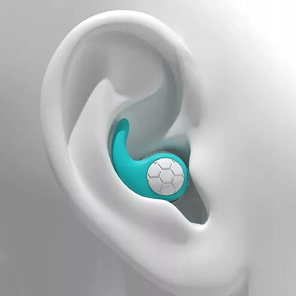 Bouchons d’oreilles réutilisables en silicone, réduisant le bruit, confortables pour dormir, étudier, voyager, travailler et se concentrer | Sansoti