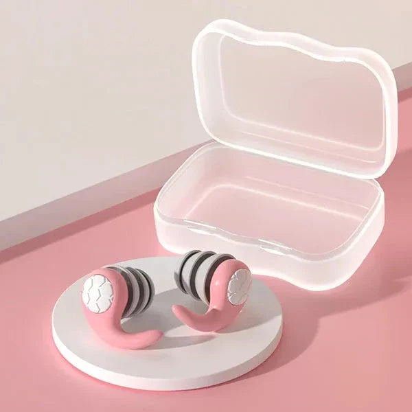 Bouchons d’oreilles réutilisables en silicone, réduisant le bruit, confortables pour dormir, étudier, voyager, travailler et se concentrer | Sansoti
