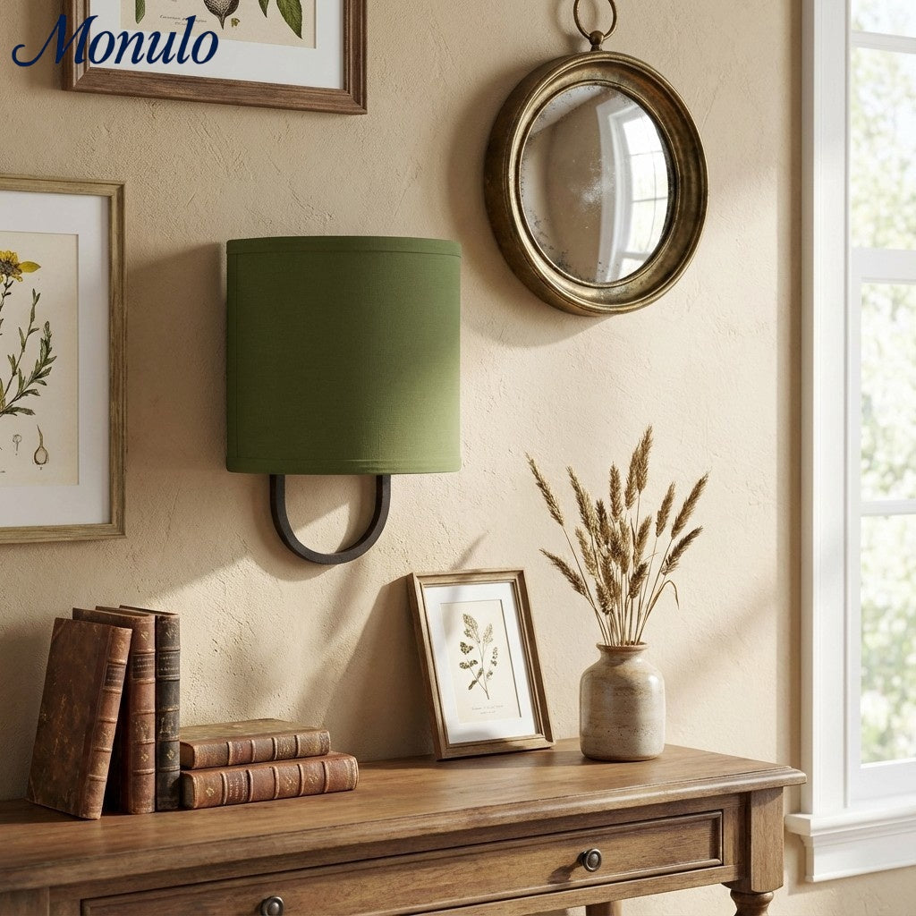 Wandlamp Stoffen Kap – Moderne Slaapkamer Wandverlichting voor Sfeervolle Ambiance | Sansoti