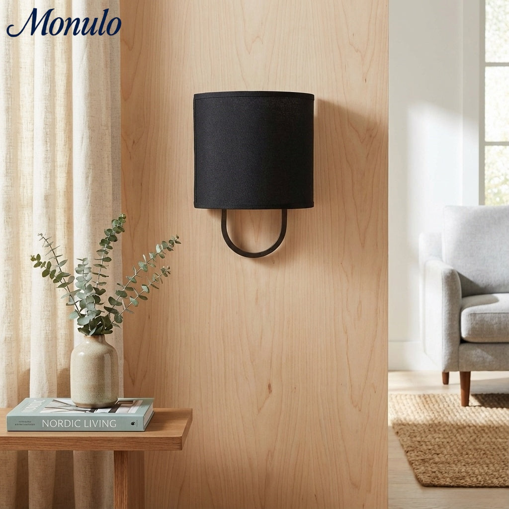 Wandlamp Stoffen Kap – Moderne Slaapkamer Wandverlichting voor Sfeervolle Ambiance | Sansoti