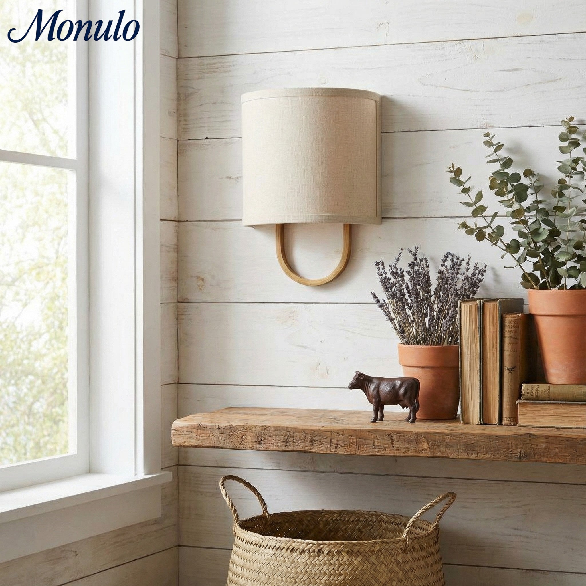 Wandlamp Stoffen Kap – Moderne Slaapkamer Wandverlichting voor Sfeervolle Ambiance | Sansoti