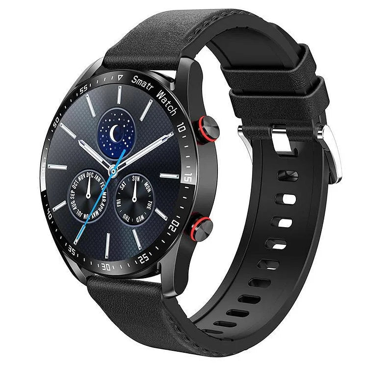 Smartwatch met Gezondheidsfuncties en Bluetooth-bellen – HD-scherm 1,45 inch – Hartslagmeter en Bloedzuurstofmeting | Sansoti