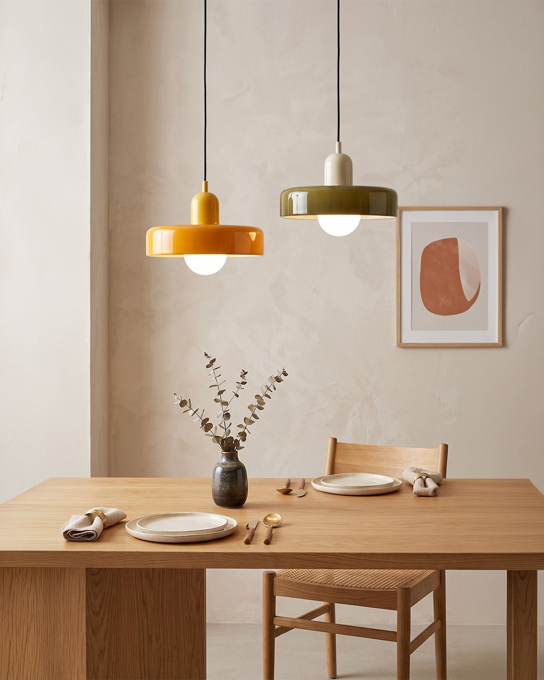 Glazen Hanglamp Modern 19-35cm Scandinavisch Design met Matglas | Sansoti