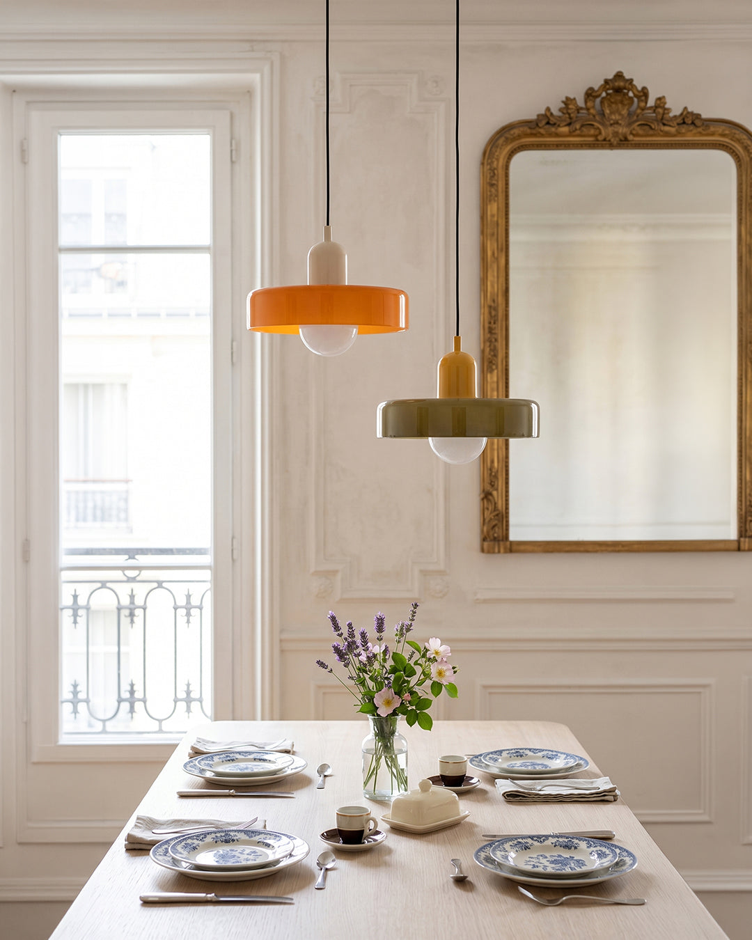 Glazen Hanglamp Modern 19-35cm Scandinavisch Design met Matglas | Sansoti