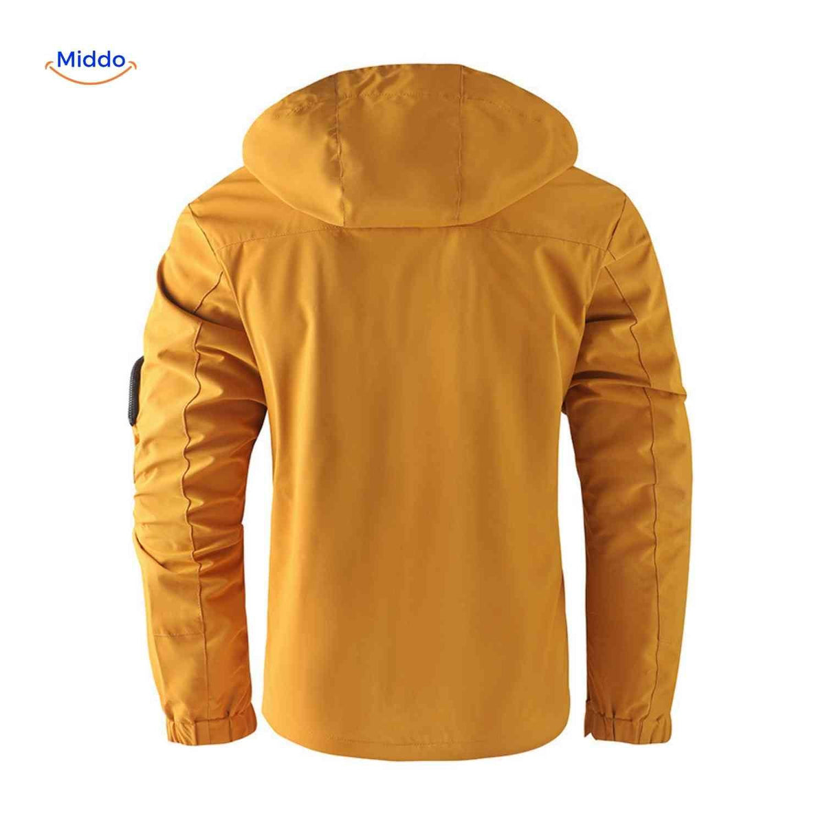 Waterdichte Heren Parka met Capuchon Ademend Windbestendig Lente Herfst Regular Fit Casual Outdoorjas | Sansoti