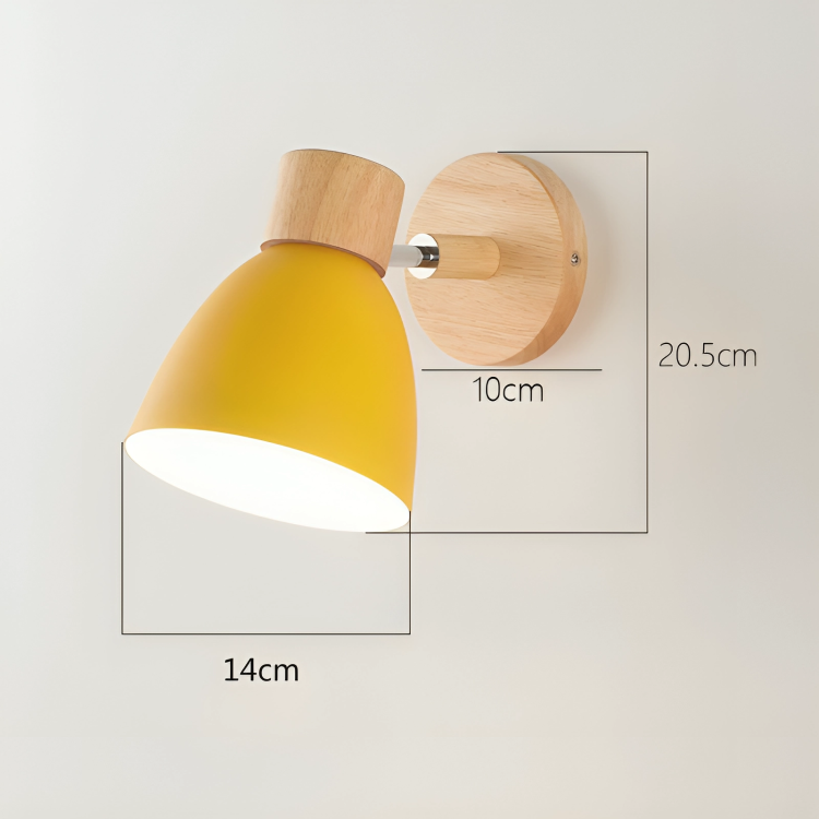 Minimalistische Wandlamp Metaal LED 8W Neutraal Wit Slaapkamer Woonkamer Scandinavische Sfeerverlichting | Sansoti