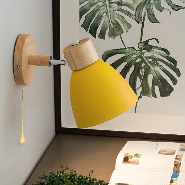 Minimalistische Wandlamp Metaal LED 8W Neutraal Wit Slaapkamer Woonkamer Scandinavische Sfeerverlichting | Sansoti
