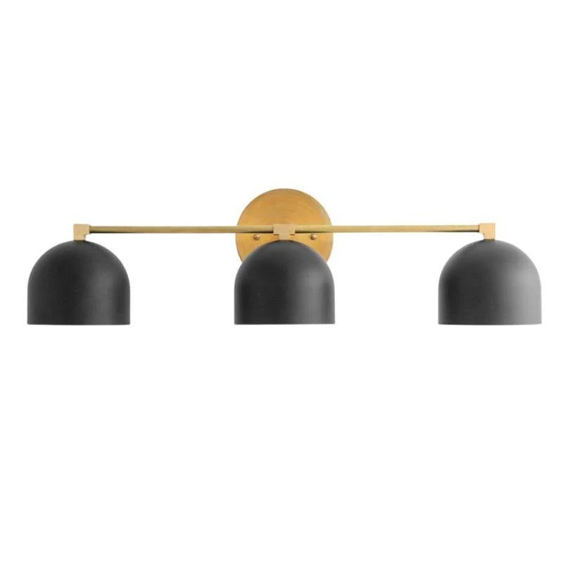 Metalen Wandlamp met Bolvormige Kap – Scandinavische Sfeerlamp voor Badkamer Slaapkamer Woonkamer – Moderne Wandverlichting Zwart Goud Messing | Sansoti