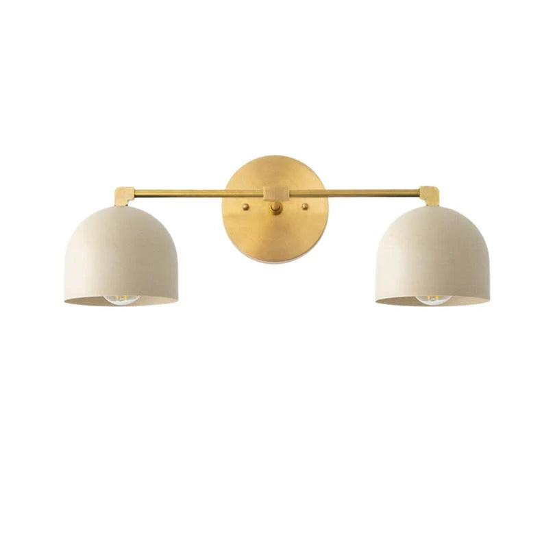 Metalen Wandlamp met Bolvormige Kap – Scandinavische Sfeerlamp voor Badkamer Slaapkamer Woonkamer – Moderne Wandverlichting Zwart Goud Messing | Sansoti