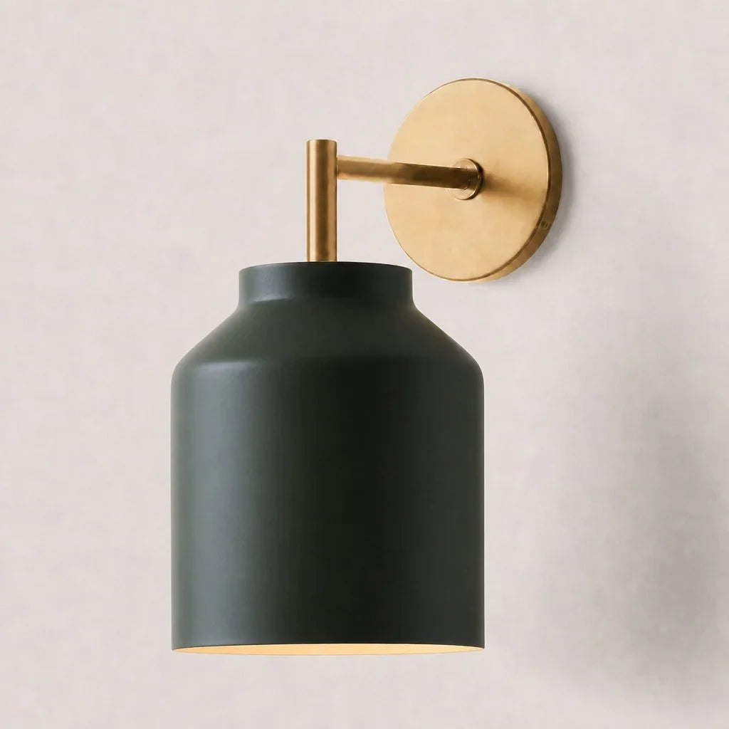 Metalen Wandlamp Minimalistisch Mat Afwerking Scandinavische Stijl Sfeerlicht voor Slaapkamer Gang Woonkamer Interieur | Sansoti