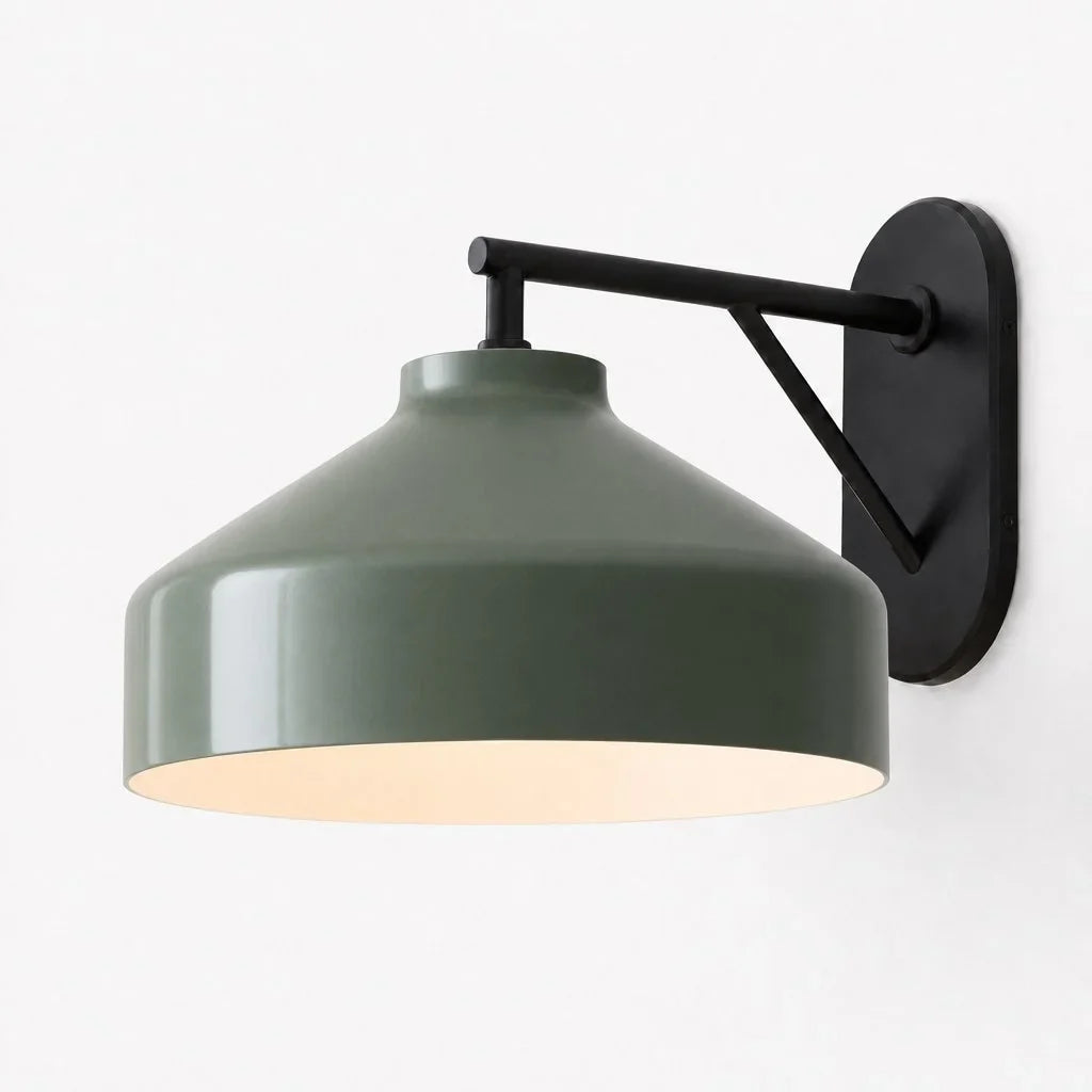 Metalen Wandlamp Minimalistisch Mat Afwerking Scandinavische Stijl Sfeerlicht voor Slaapkamer Gang Woonkamer Interieur | Sansoti