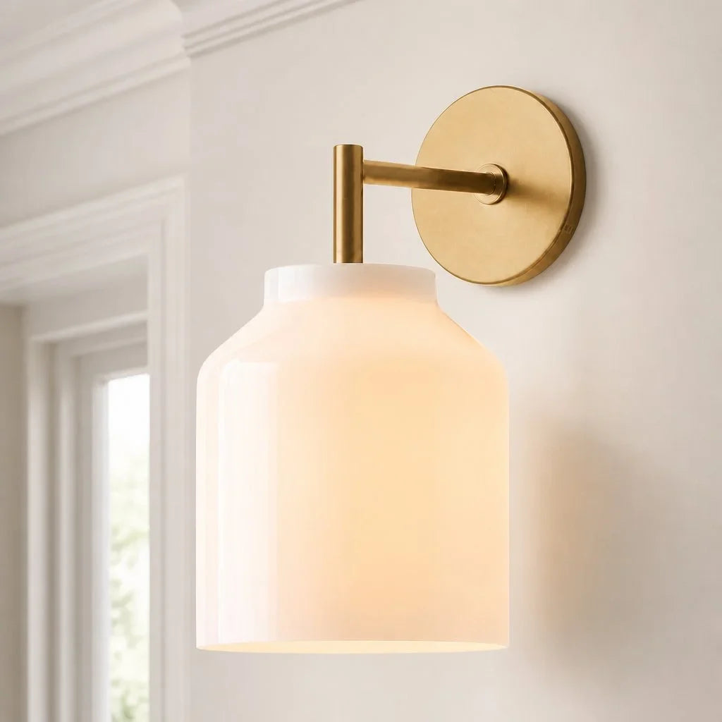 Metalen Wandlamp Minimalistisch Mat Afwerking Scandinavische Stijl Sfeerlicht voor Slaapkamer Gang Woonkamer Interieur | Sansoti