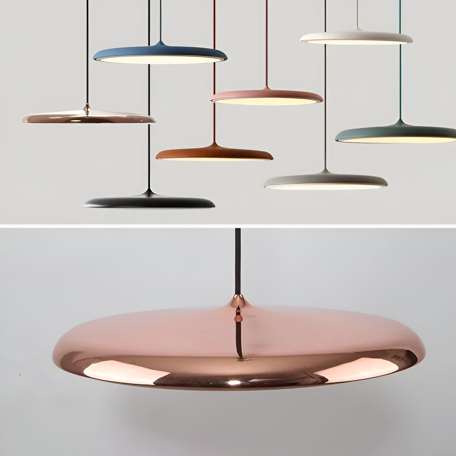 Hängeleuchte Teller Design LED 4000K Nordic Modern Ø25 Ø40 | Restfield