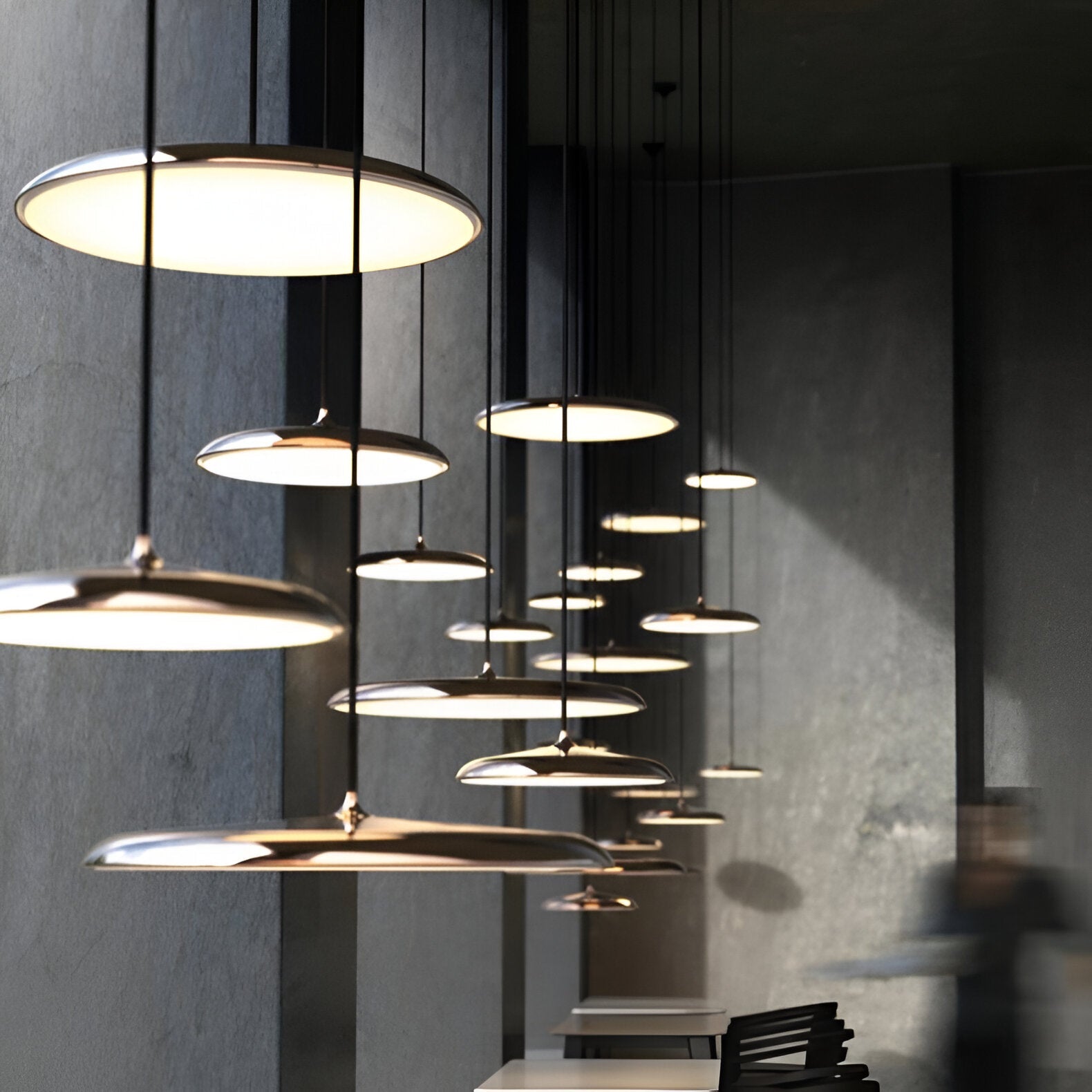 Hängeleuchte Teller Design LED 4000K Nordic Modern Ø25 Ø40 | Restfield
