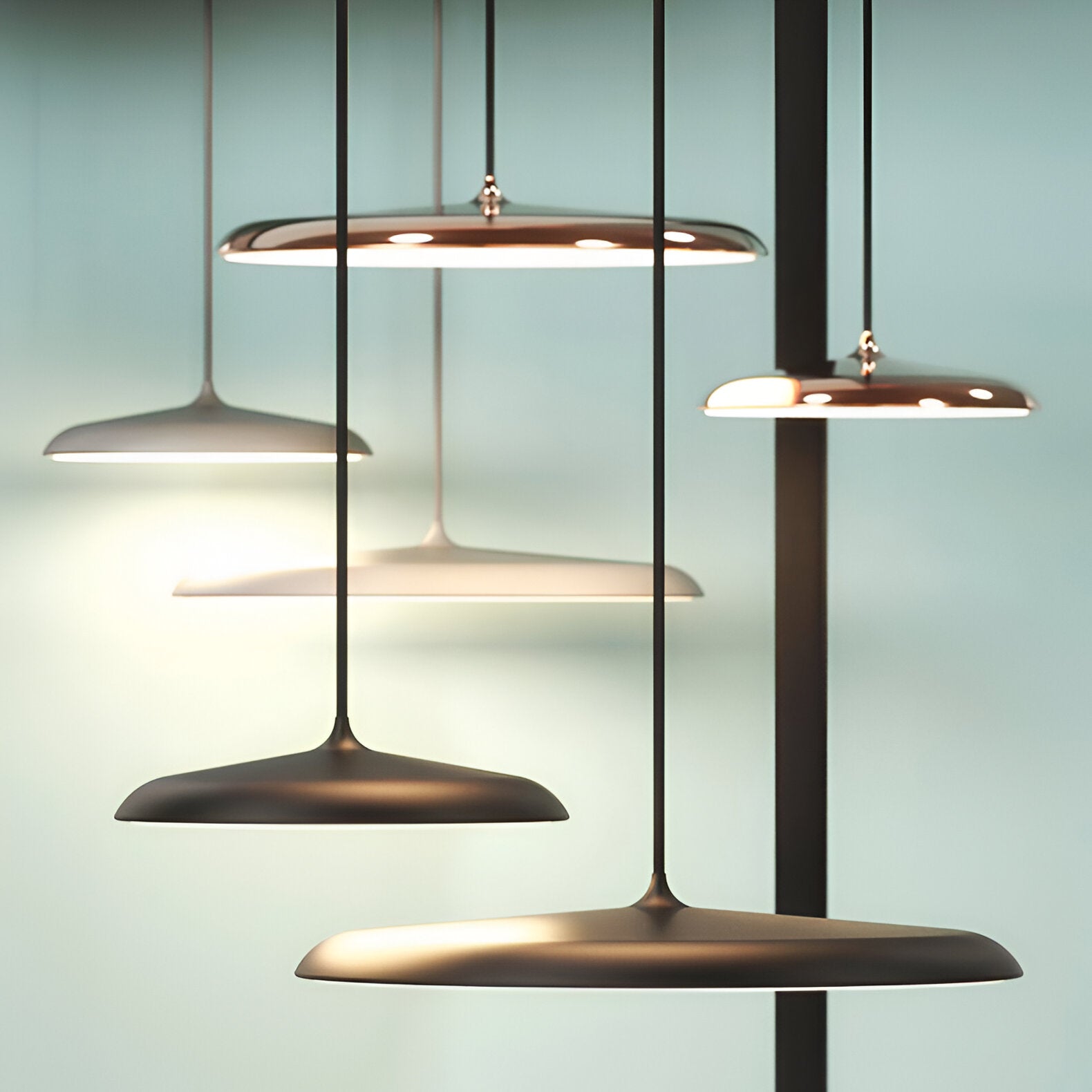 Hängeleuchte Teller Design LED 4000K Nordic Modern Ø25 Ø40 | Restfield