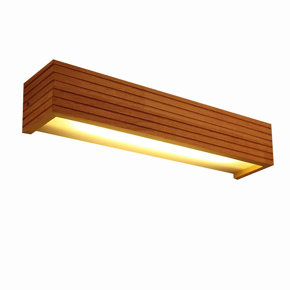 Wandlamp Hout Acryl Scandinavisch LED E27 Slaapkamer Leeshoek Gang Woonkamer Bedlamp Nordic | Sansoti