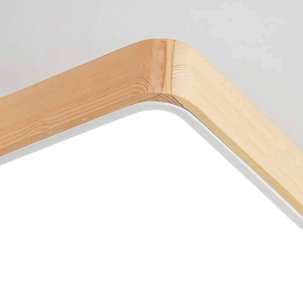 Ventilateur de Plafond Bois LED Dimmable Télécommande 50cm Chambre Salon Salle à Manger | Restfield