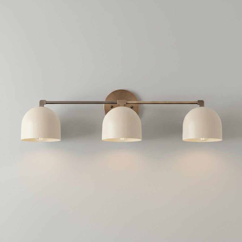 Metalen Wandlamp met Bolvormige Kap – Scandinavische Sfeerlamp voor Badkamer Slaapkamer Woonkamer – Moderne Wandverlichting Zwart Goud Messing | Sansoti