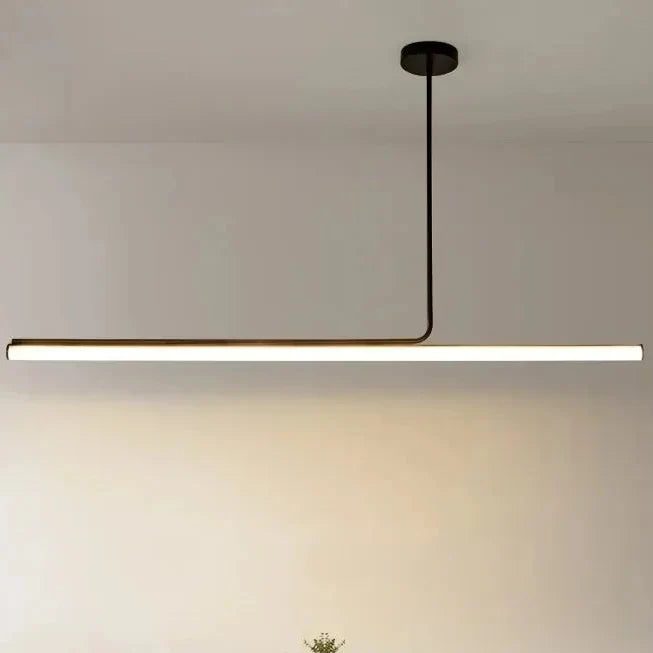 Asymmetrische T-Bar-Hängeleuchte aus Metall und Acryl, dimmbare LED-Beleuchtung für Esszimmer, Kücheninsel und Wohnzimmer, modern | Sansoti