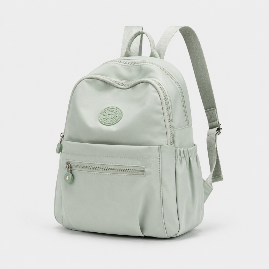 Kompakter Mini-Rucksack aus Nylon, 11 l, für den täglichen Gebrauch, diebstahlsicher, mehrere Fächer, verstellbar, leicht | Sansoti