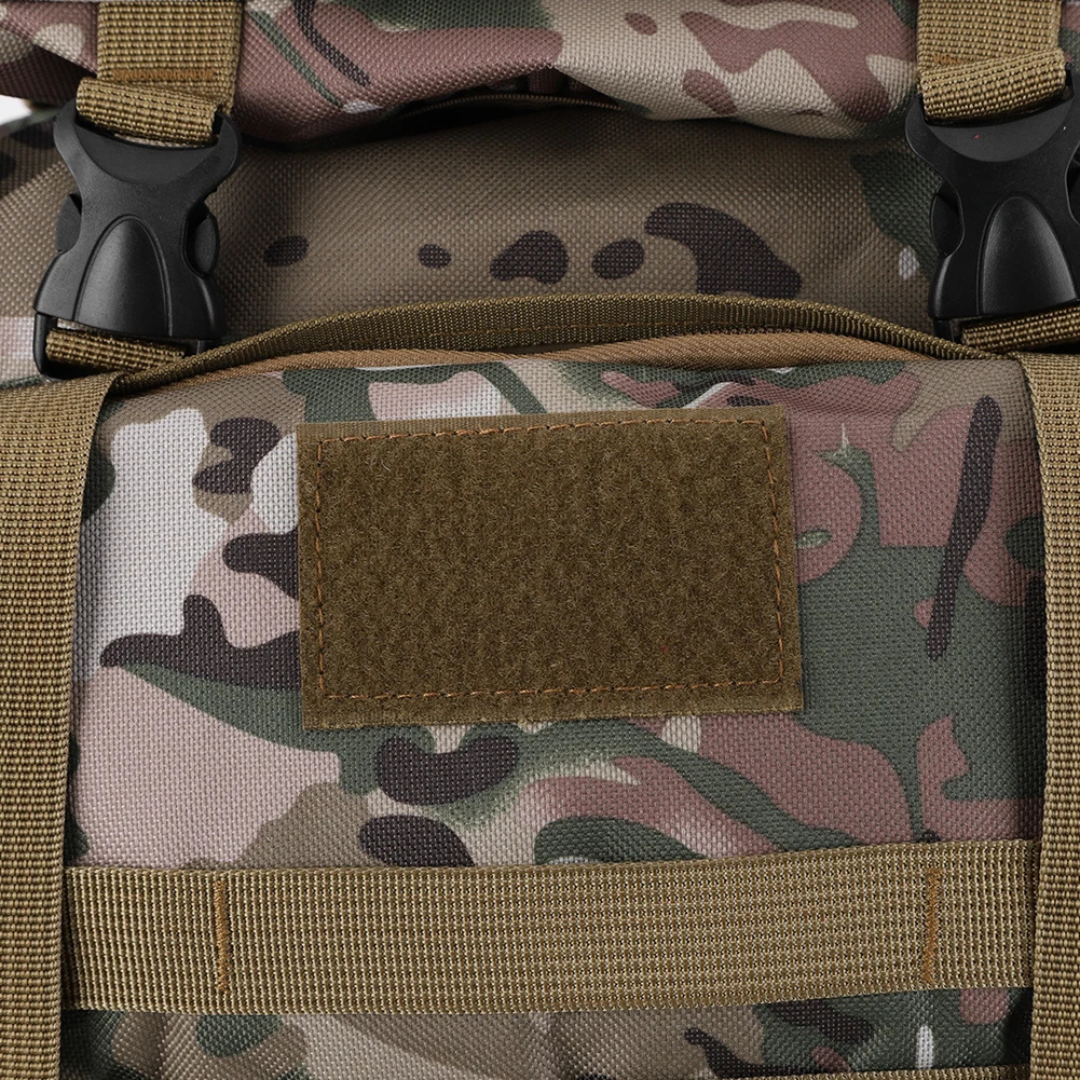 Sac à dos de trekking 80 litres avec système MOLLE ergonomique, sac à dos outdoor camouflage kaki noir pour randonnée | Sansoti