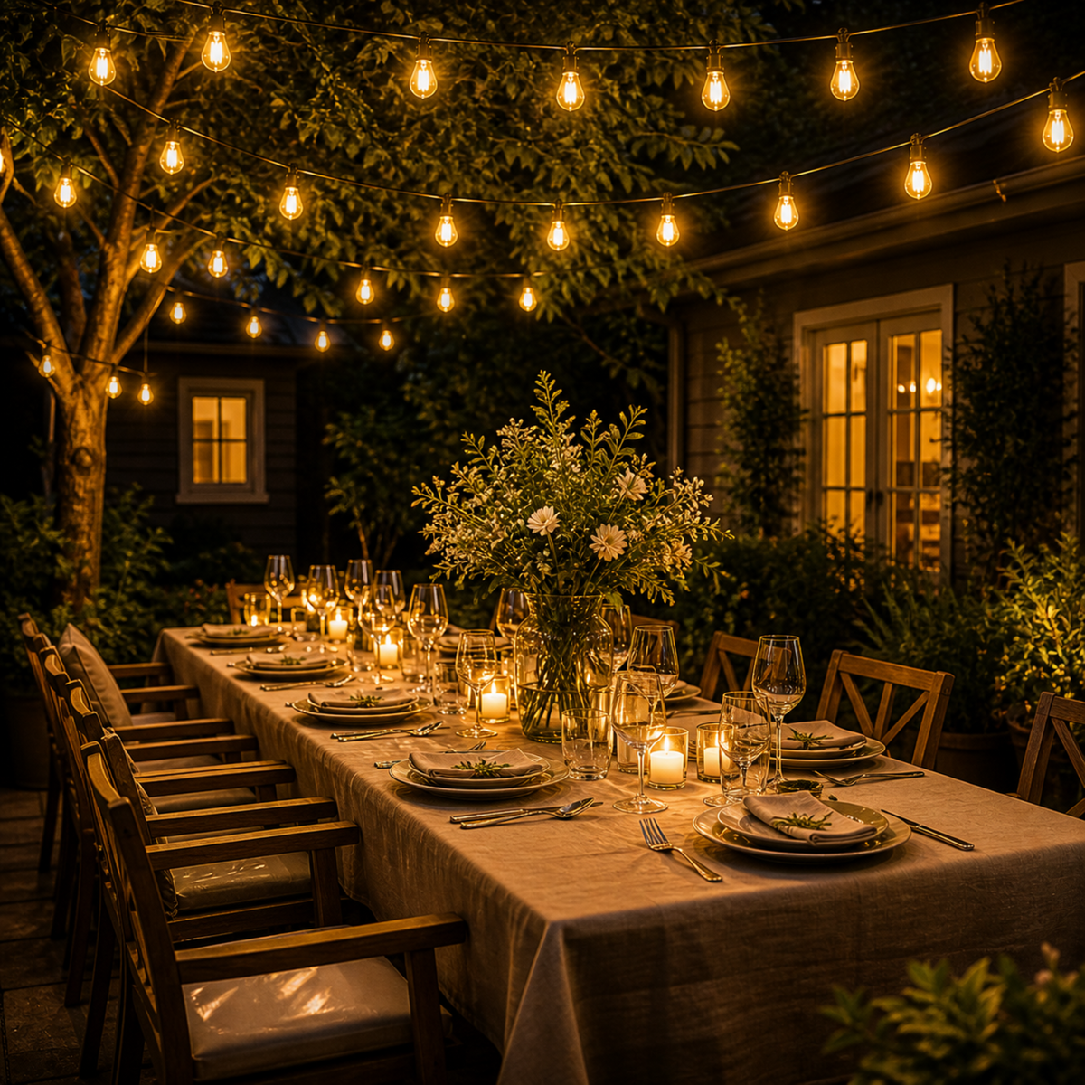 Solar-Powered Vintage Edison LED String Lights, 10 Meters, Waterproof IP65, Ambient Lighting for Garden, Patio, and Camping | Sansoti