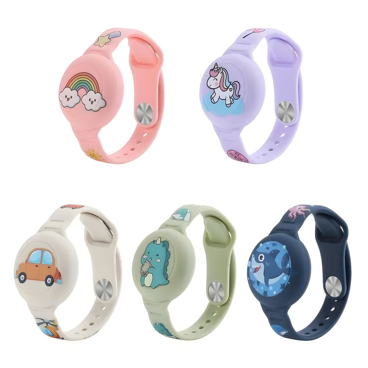 Silikonarmband für Kinder-GPS-Tracker - verstellbares, komfortables Uhrenarmband für Sicherheit und Aktivitäten | Sansoti