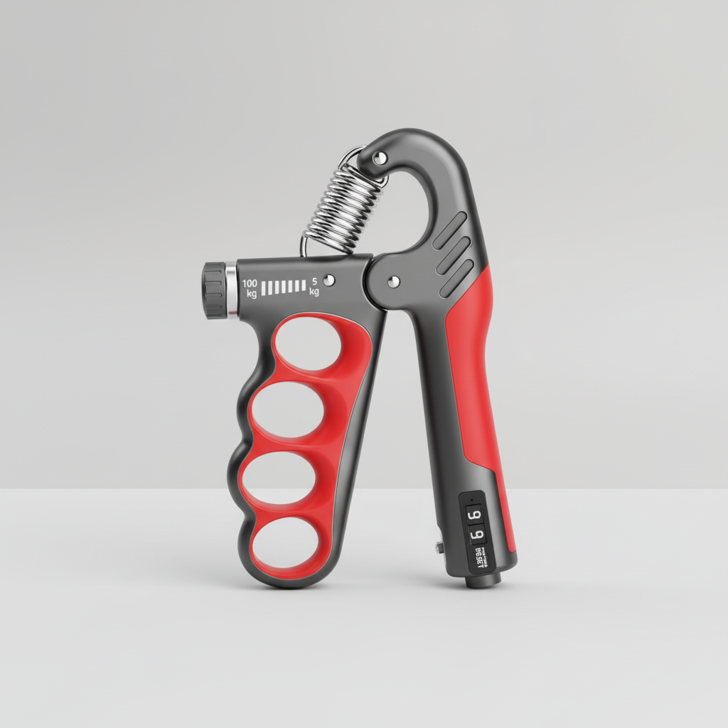 Adjustable Metal Hand Gripper Grip Strengthener Fitness Strength Training Rehabilitation Forearm Training Muscle Building | Sansoti