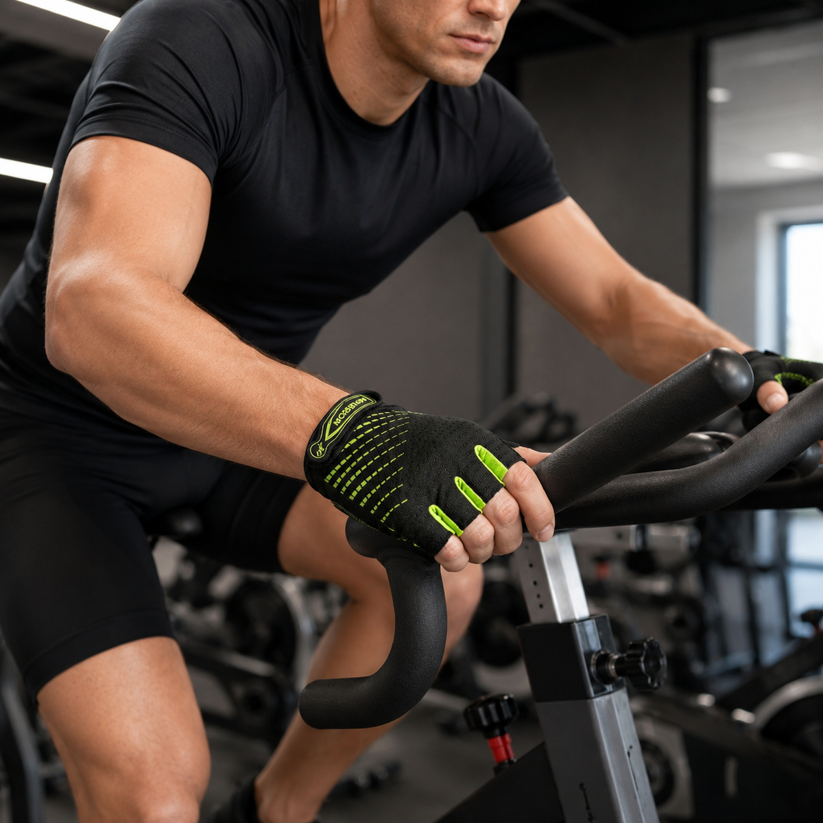 Fietshandschoenen Halfvinger met Gel Demping Ademend Antislip Comfort voor Mountainbike Racefiets MTB Wielrennen | Sansoti