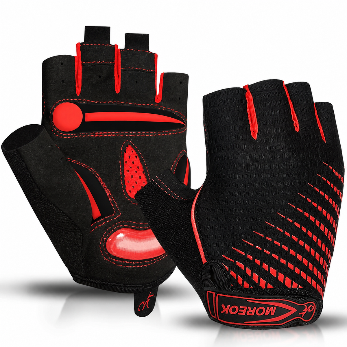 Fietshandschoenen Halfvinger met Gel Demping Ademend Antislip Comfort voor Mountainbike Racefiets MTB Wielrennen | Sansoti