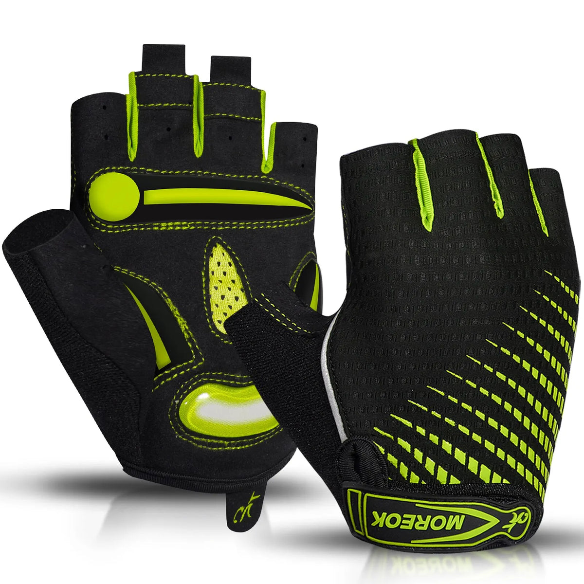 Fietshandschoenen Halfvinger met Gel Demping Ademend Antislip Comfort voor Mountainbike Racefiets MTB Wielrennen | Sansoti