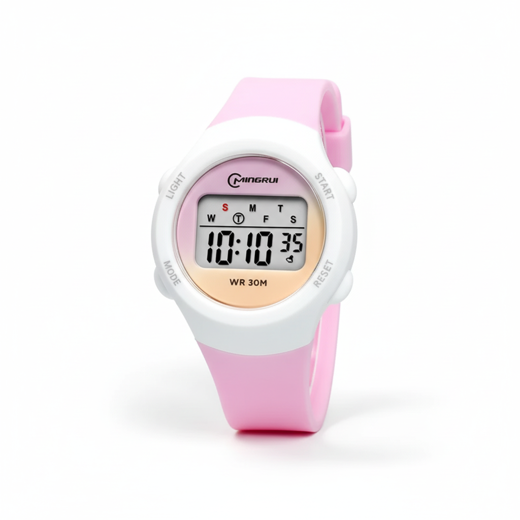 Digitale Kinderuhr Sportlich Wasserdicht mit Alarm Stoppuhr und Timer Silikonarmband für Jungen und Mädchen | Sansoti