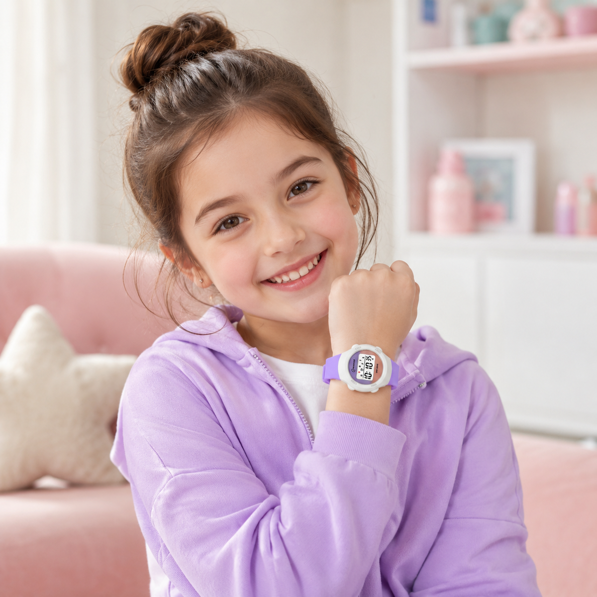 Digitale Kinderuhr Sportlich Wasserdicht mit Alarm Stoppuhr und Timer Silikonarmband für Jungen und Mädchen | Sansoti