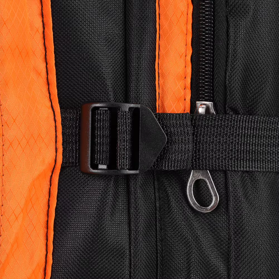 Wanderrucksack 80 Liter aus wasserdichtem Nylon mit Hüftgurt und belüftetem Rückenpanel für Outdoor und Camping | Sansoti