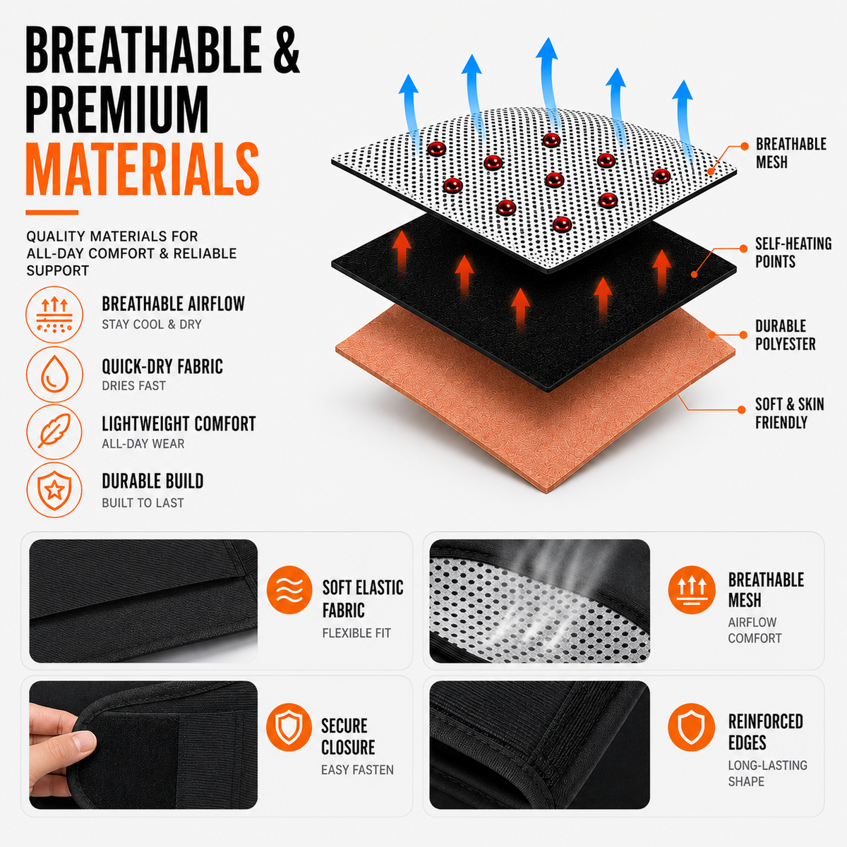 Verstelbare Lumbale Steungordel met Warmtefunctie Magnetische Therapie voor Rugcomfort en Pijnverlichting | Sansoti
