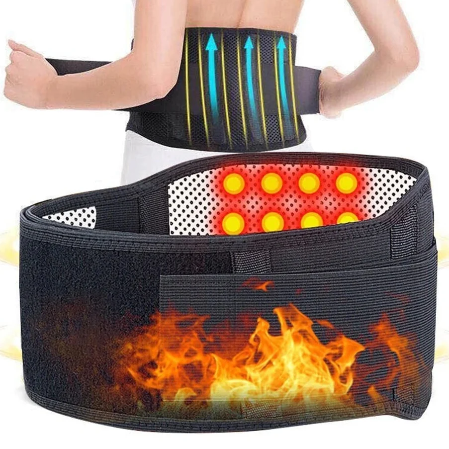 Verstelbare Lumbale Steungordel met Warmtefunctie Magnetische Therapie voor Rugcomfort en Pijnverlichting | Sansoti