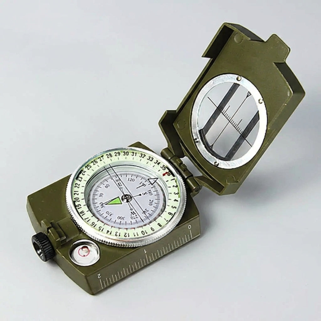 Folding Sighting Compass for Hiking, Camping, Outdoor Navigation, Emergency Tool, Precision, Waterproof | Sansoti