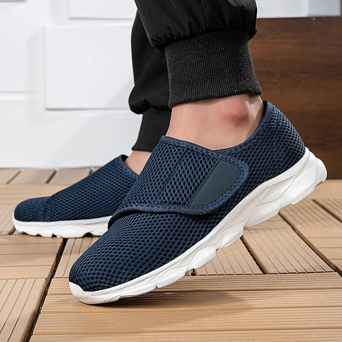 Orthopädischer Wanderschuh Extraweit Verstellbar Komfortabel Geräumige Passform Atmungsaktives Mesh Unterstützung | Sansoti