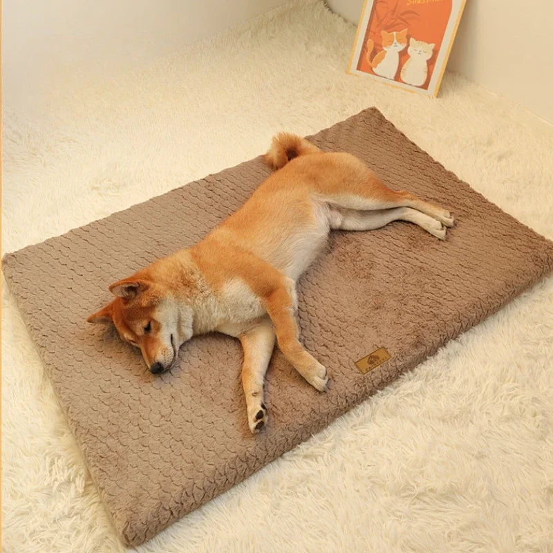 Orthopedic Dog Mat with Memory Foam Washable Cover Non-Slip Base Water-Resistant Comfortable Five Sizes | Sansoti