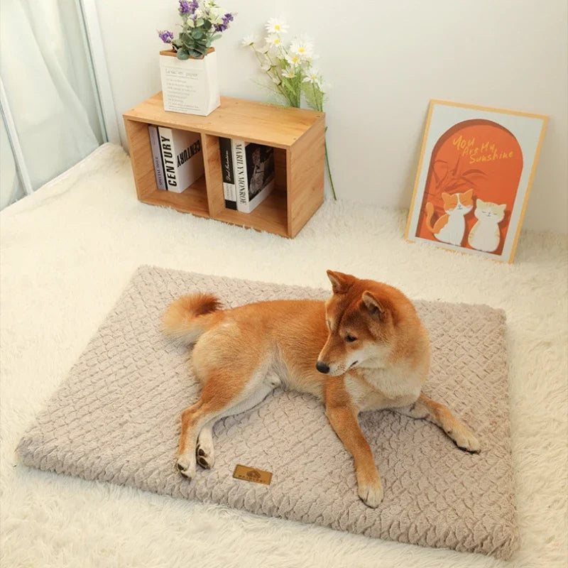 Orthopedic Dog Mat with Memory Foam Washable Cover Non-Slip Base Water-Resistant Comfortable Five Sizes | Sansoti