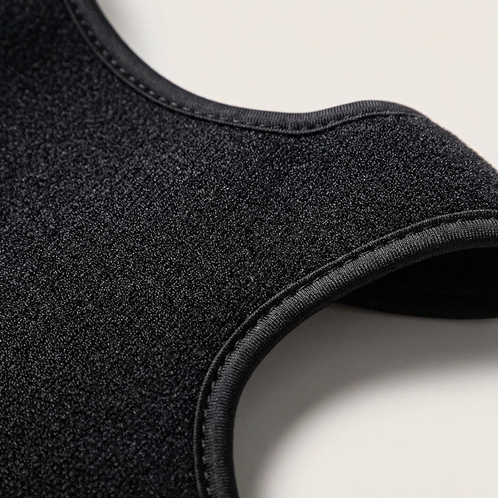 Adjustable Shoulder Brace for Improved Posture and Back Support Comfortable Wearable Black Unisex | Sansoti