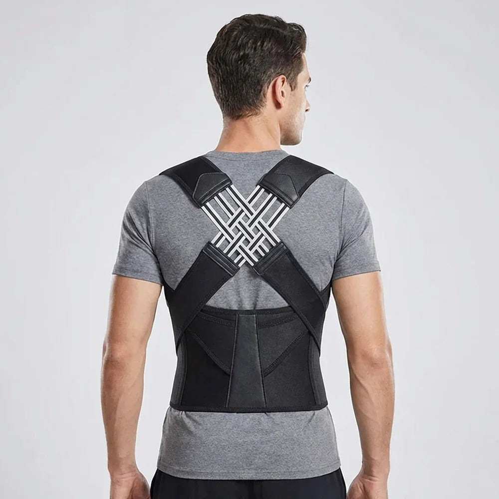 Adjustable Posture Corrector Brace for Shoulder and Upper Back Support Breathable Comfortable Unisex | Sansoti