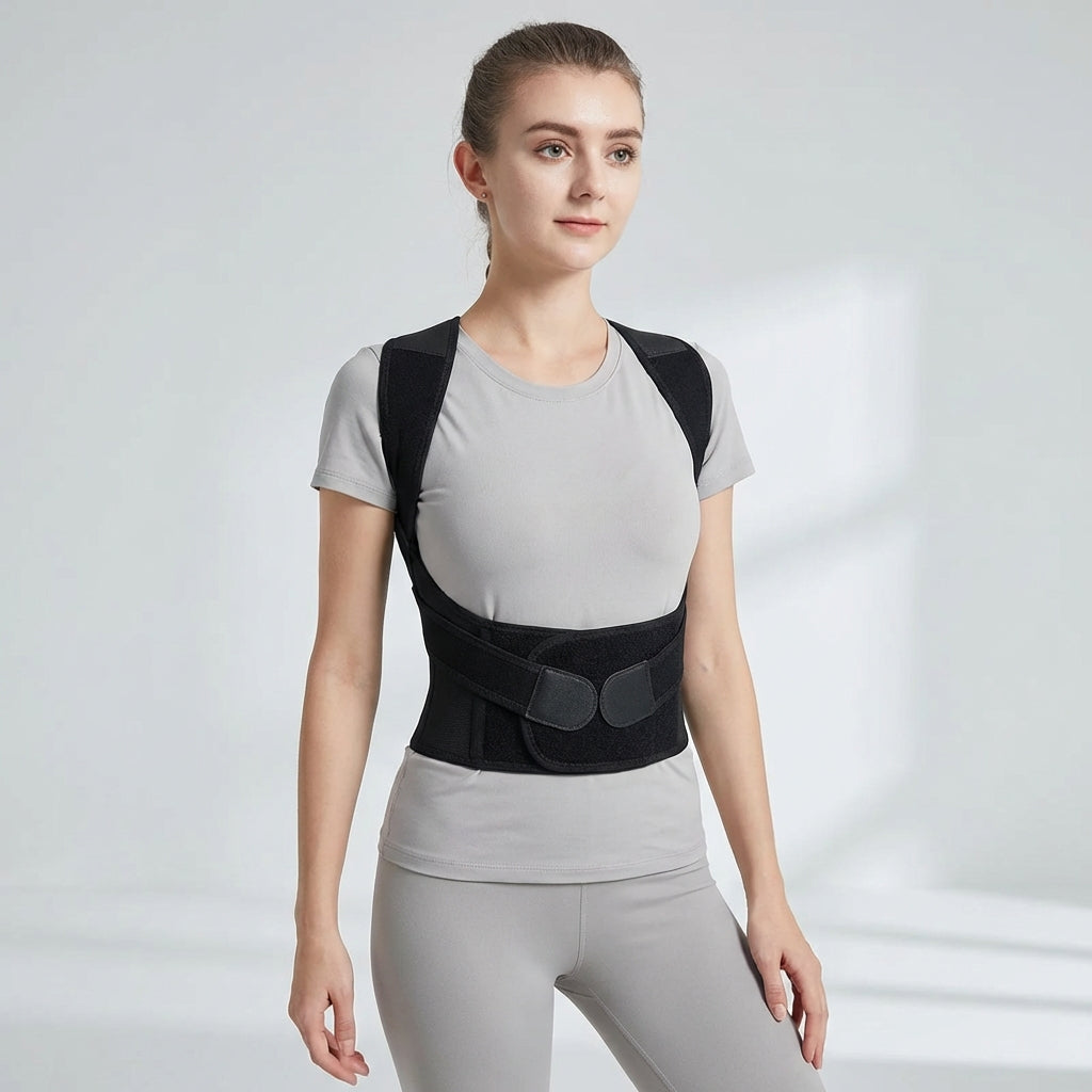 Adjustable Posture Corrector Brace for Shoulder and Upper Back Support Breathable Comfortable Unisex | Sansoti