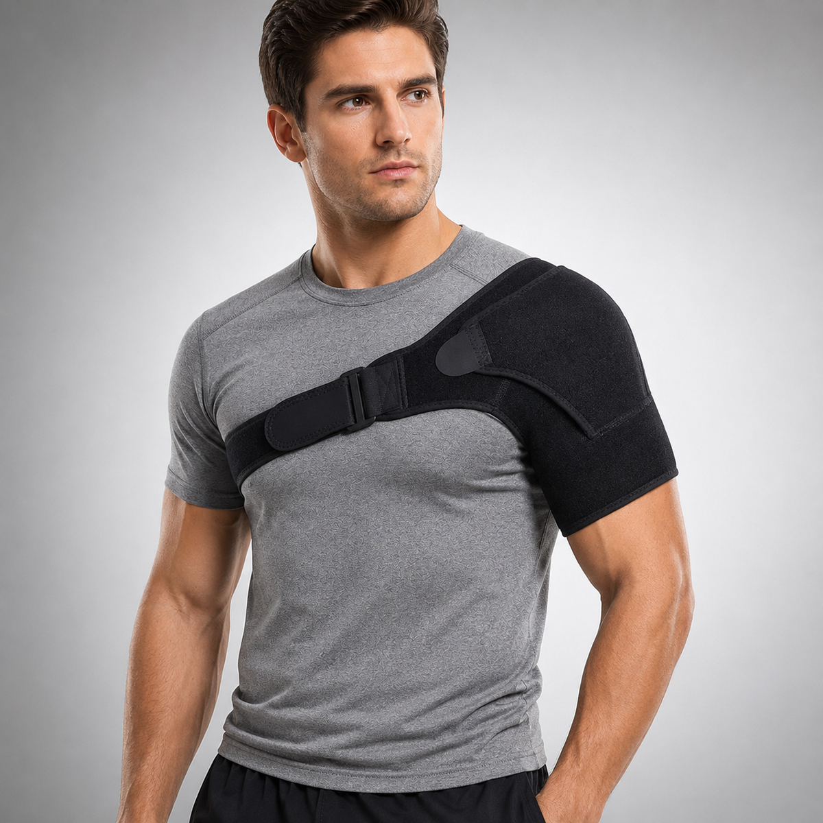 Adjustable Shoulder Brace for Optimal Stability Support for Pain Injuries Recovery and Prevention | Sansoti