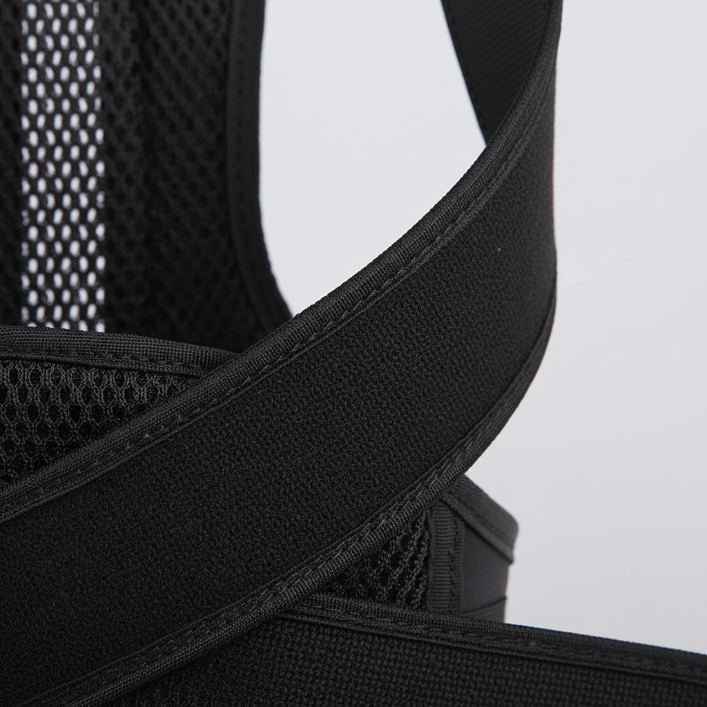 Adjustable Posture Correction Brace for the Back and Shoulders with Lumbar Support Breathable Comfort Posture Support | Sansoti